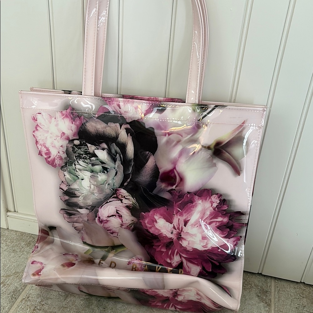 Floral Pink Tote Bag